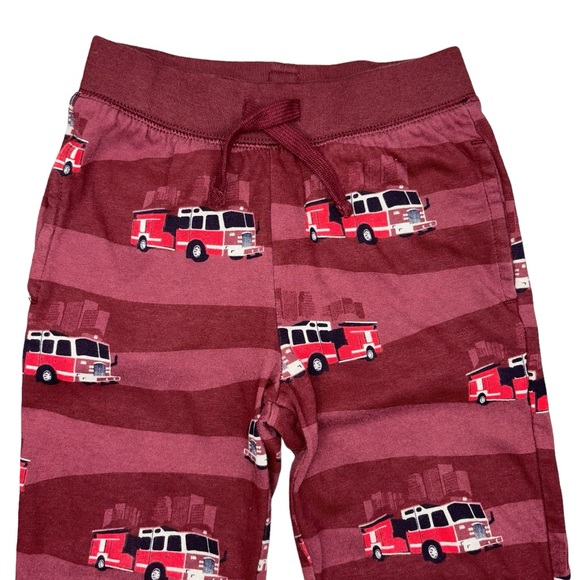 Like New GAP Firetruck Pull On Joggers Size 5 Maroon Red - Picture 8 of 12